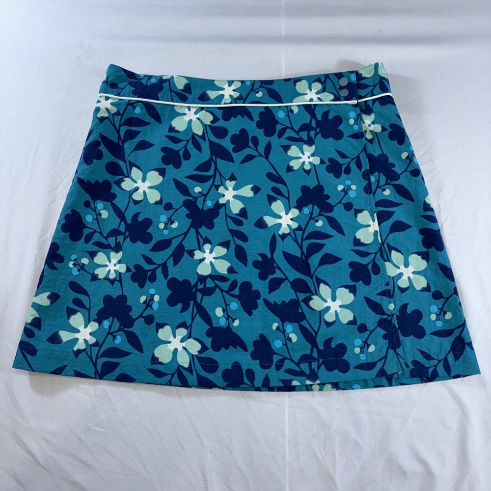 Patagonia Nylon Wrap Skirt Hiking Swimming Women's Size 6 Tropical